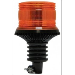 Girofar LED Galben cu lentile exterioare Fresnel si prindere Din Pole cu amortizor de vibratii Girofar LED Galben cu lentile exterioare Fresnel si prindere Din Pole cu amortizor de vibratii